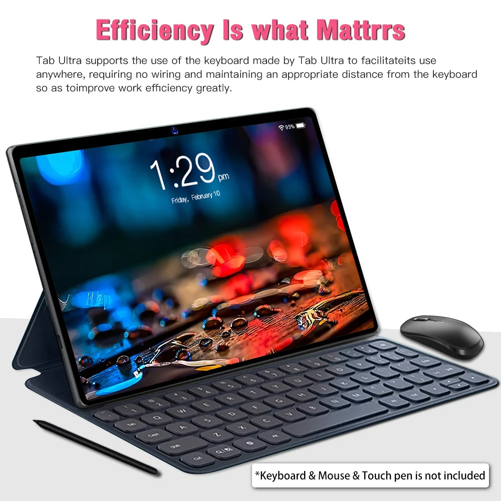 New Generation Tablet 12Inch Tab Ultra Android MTK 10 Core 5G & WIFI