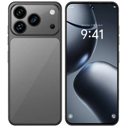 2025 New Arrival Original I17 17 Pro Max 5G Smartphone 144Hz 7.3 Display 108MP Rear Camera 16GB+1TB Storage Deca Core MTK