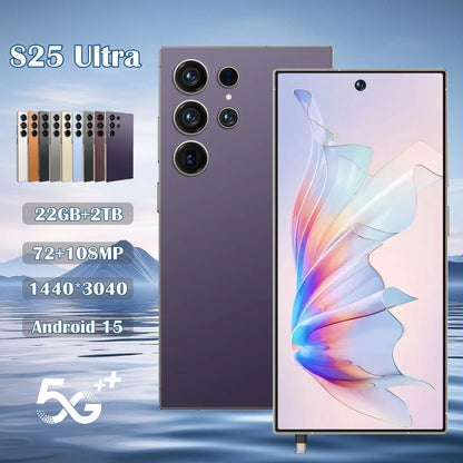 New S25 Ultra 22GB+2TB Best Selling S25 ultra 5G Smartphone 2025 New Android 15 6.9 Inch Gaming 5G WIFI S25 ultra Smart Phones