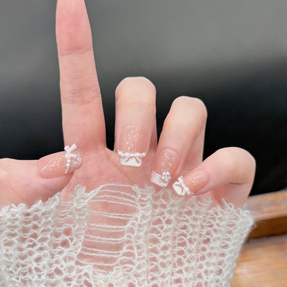 High Quality Handmade Nail Art Products New Style for Girls Manual Finger Application