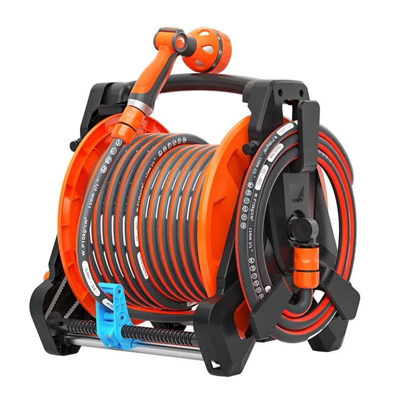 Hot Selling High Quality Garden Car Washing Equipment Portable Retractable Garden Water Hose Reel with Lead Hose Storage