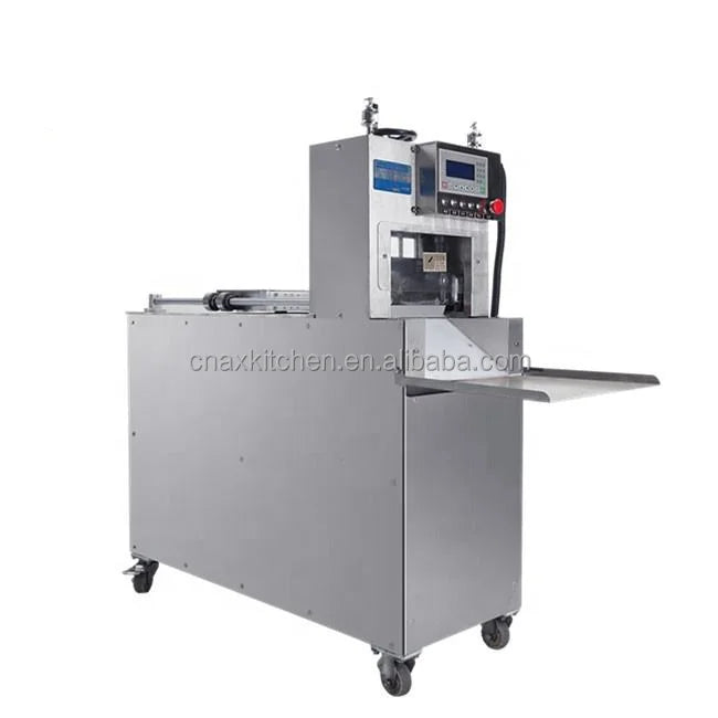 Commercial electric horizontal frozen thin meat slicer machine automatic