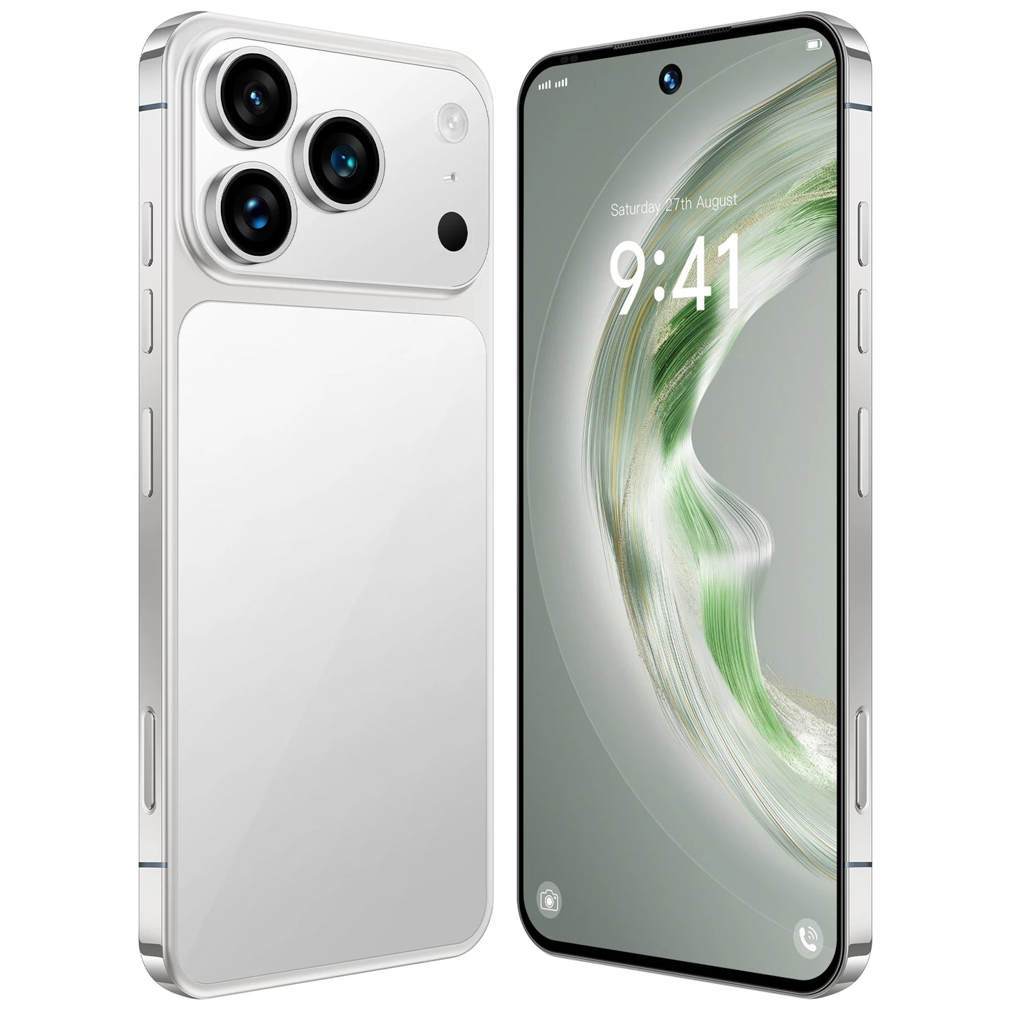 2025 New Arrival Original I17 17 Pro Max 5G Smartphone 144Hz 7.3 Display 108MP Rear Camera 16GB+1TB Storage Deca Core MTK