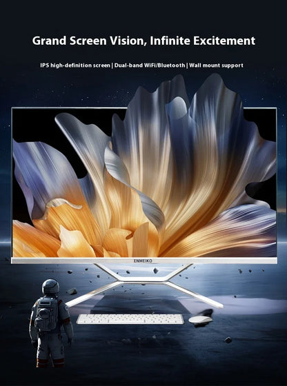 27-Inch New  Factory Direct Sales Brand All-In-One Desktop Computer for Business 16GB DDR4 Intel Commercial Office Education LCD