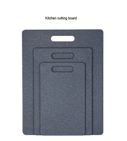 Three Double-Sided Non-Slip PP Cutting Board Set Plastic Kitchen Board for Cheese Vegetables Meat Fruits-Wholesale