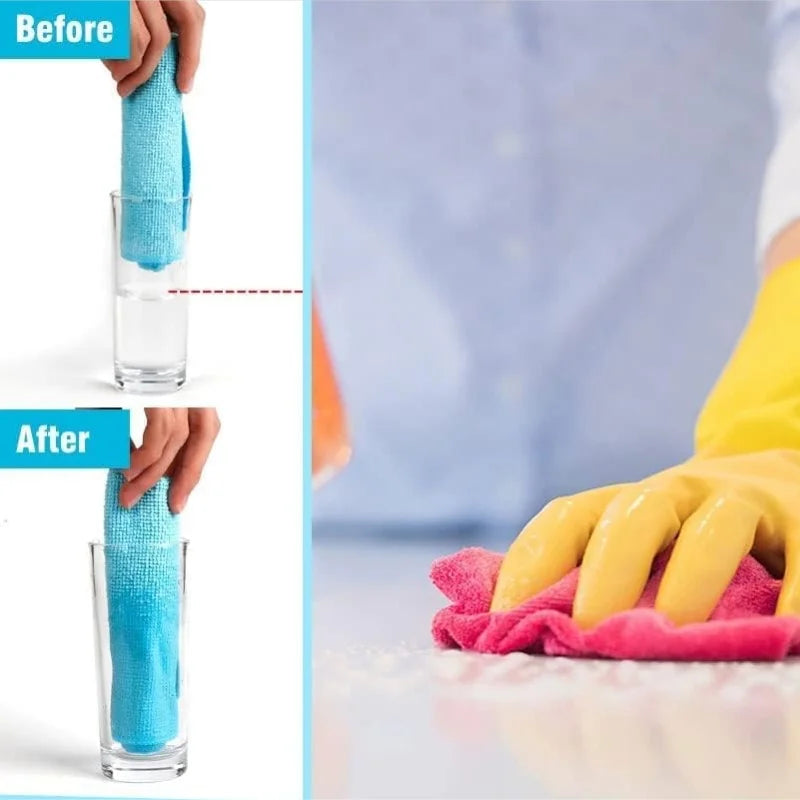 Highly Absorbent Cleaning Lint Free Cloths for Multiple-use Powerful Dust Removal CleaningTowel