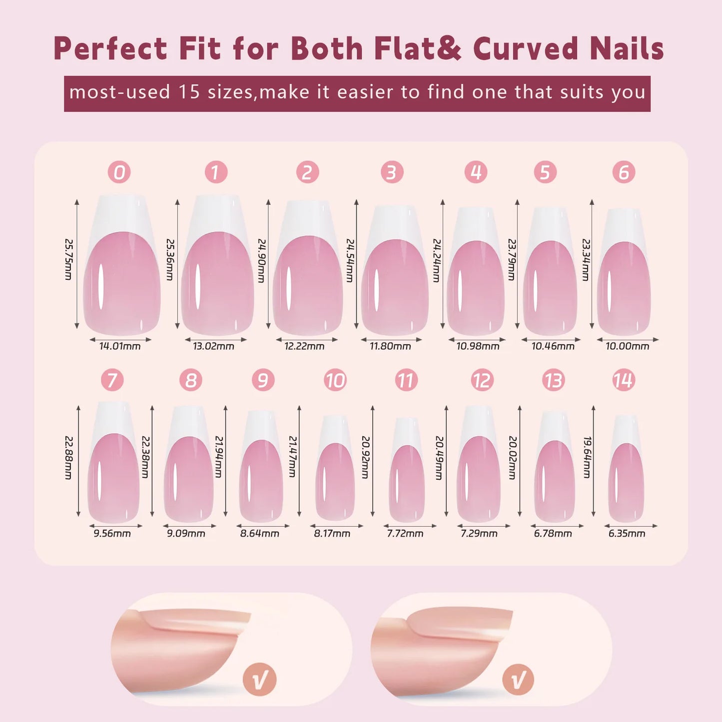 Nail Art Artificial 150 Pcs New Hot Selling Nail Art Products French Press on Nail Tips
