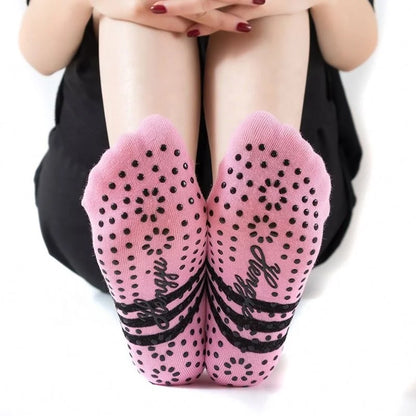 Factory Price Yoga Socks for Elegant Women Ballet Dance Barefoot Workout Cotton Socks