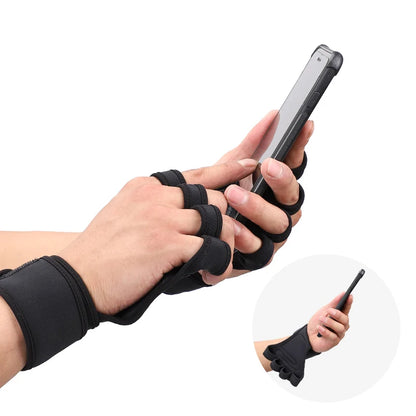 Cheap Lengthen Strap Wrist Support Wraps Workout Padded Girp Gym Weight Lifting Gloves