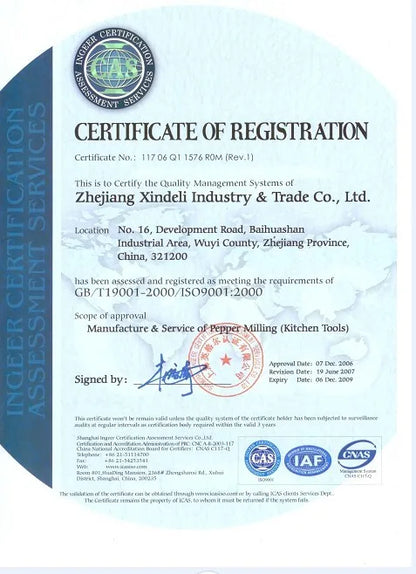 Low MOQ Battery Operated Pepper Mill Gravity Controlled Pepper Grinder with Transparent Chamber