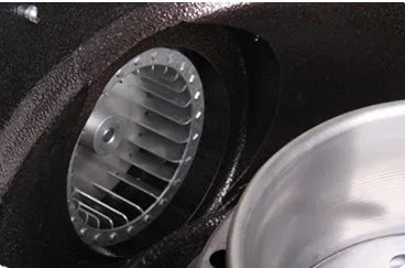 High Quality Round Shape Stainless Steel Indoor Restaurant Equipment Downward Exhaust Smoke Electric BBQ Grill