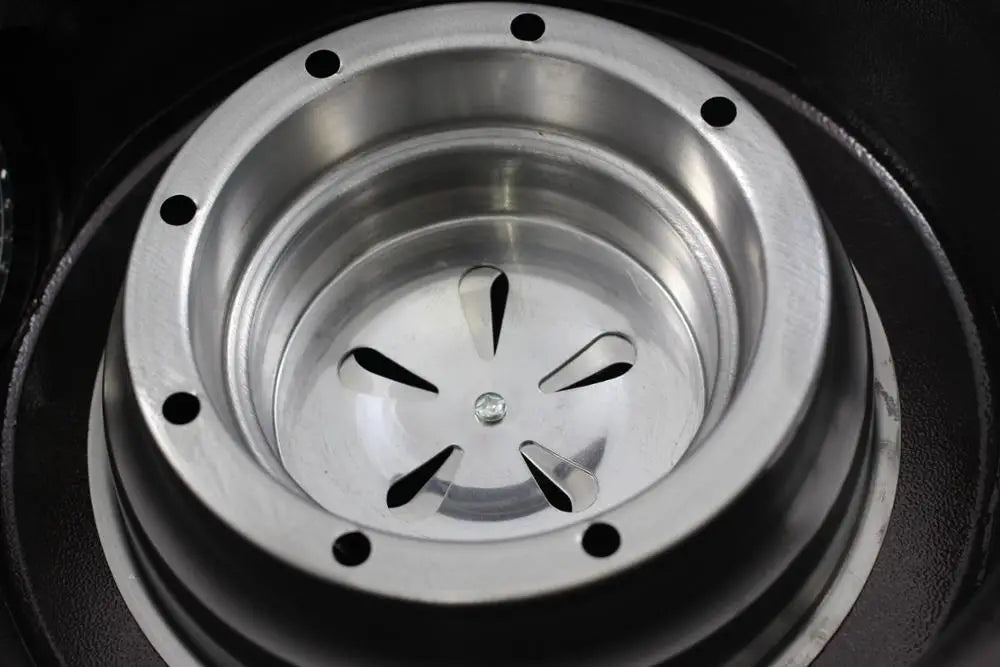 High Quality Round Shape Stainless Steel Indoor Restaurant Equipment Downward Exhaust Smoke Electric BBQ Grill