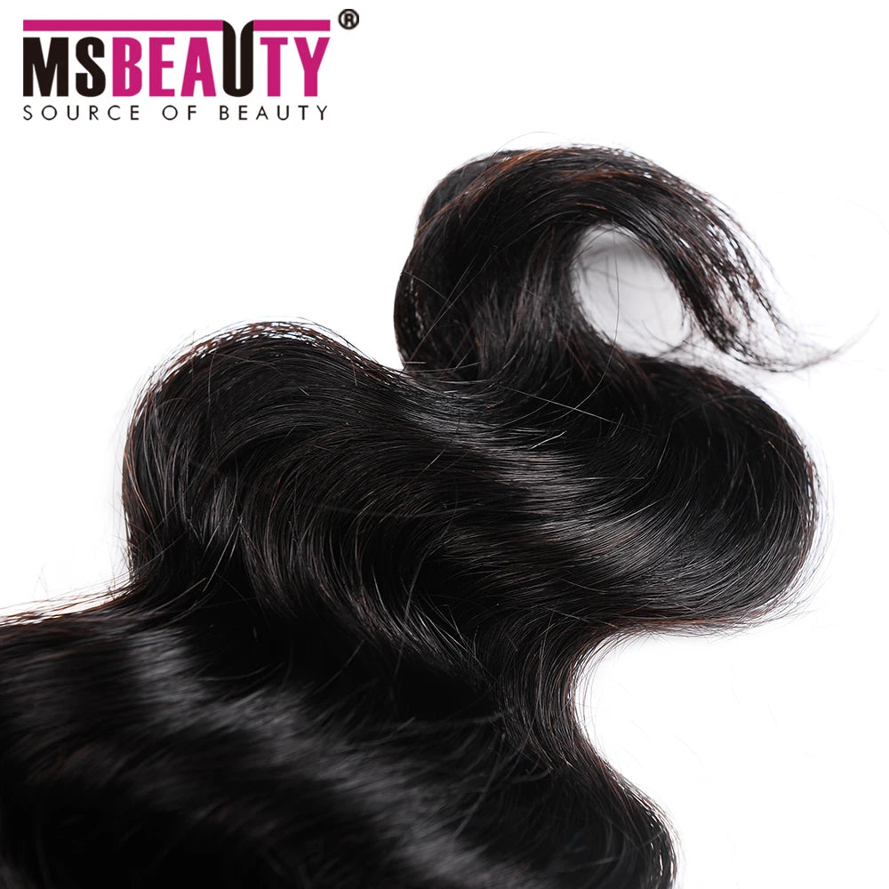 MS Beauty Hair Regular Wave, Loose Deep Wave, Big Curl, Natural Wavy Xuchang Factory Virgin Human Hair Extensions 10a 12a Bundle