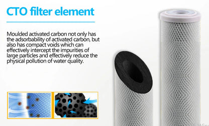 Electric 600G Large Flow Tankless RO Reverse Osmosis Water Purifier Household Direct Drinking Pure Plastic Water Filters