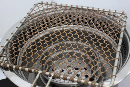 High Quality Round Shape Stainless Steel Indoor Restaurant Equipment Downward Exhaust Smoke Electric BBQ Grill