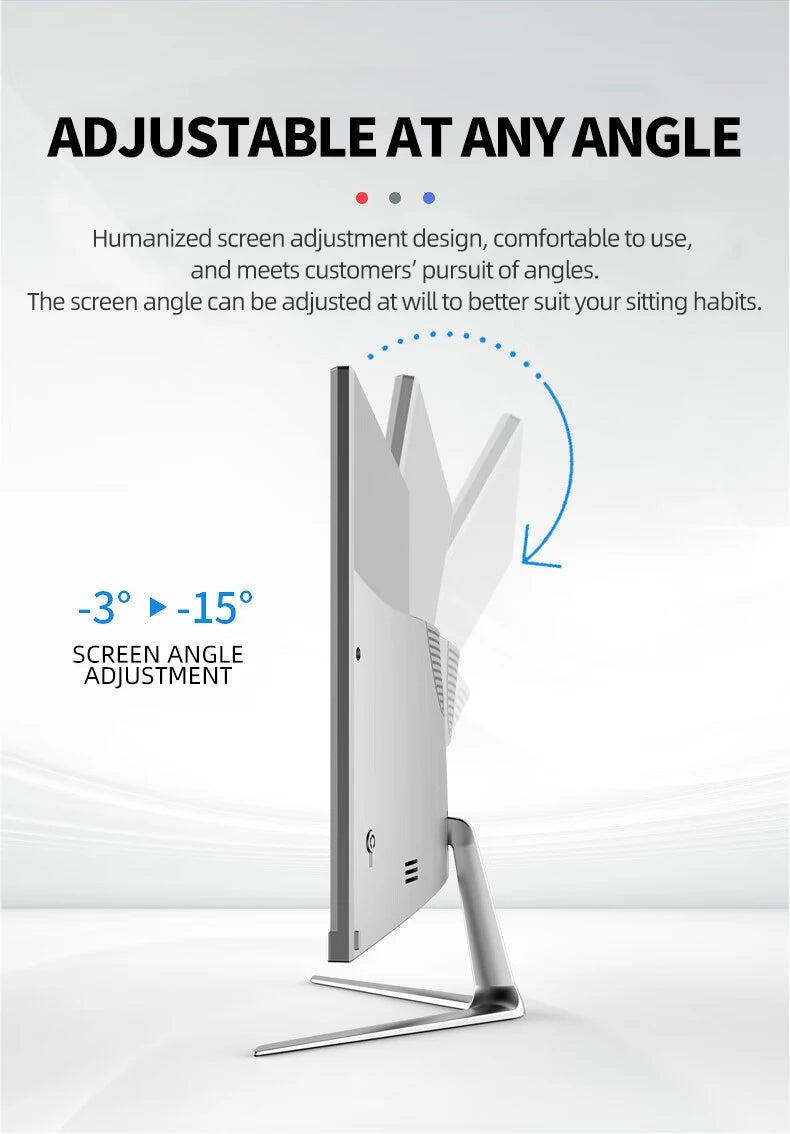 24"27''Inch Curved 8gb16gb32gb Ram 512 Gb Ssd Core I7 I5 I3 Processor All in One Computer Desktop All in One Pc for Supermarket