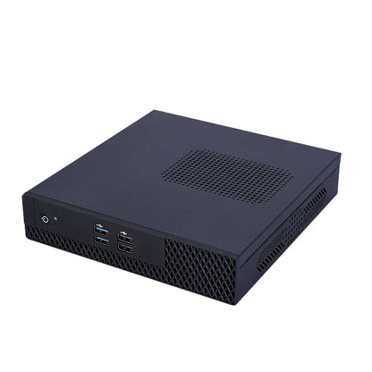 Sharerdp Custom Manufacturer T100 Mini PC Celeron J1900 J4125 10W 8USB Portable Mini Desktop Computer Casing for Work