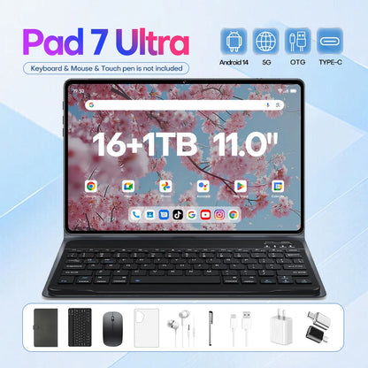 Twinscase Gaming Laptop Window Rugged Kids Android Tablet 11 Inch Tab Android Brand New for Children Barata With Keyboard