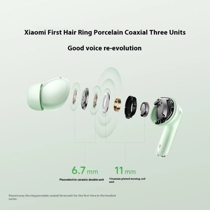 Xiaomi Redmi Buds 6 Pro Earphones 55dB Deep Noise Reduction Wireless Earphones 5V-160mA MAX Black M2430E1