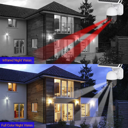 ICSEE 4MP 4G Wifi Outdoor Solar Camera CCTV Powered Wireless 4G PTZ Camera Solar Panel 4G ICSEE Wifi Security Camera