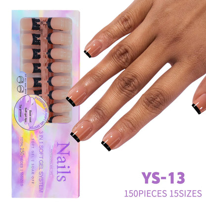 Nail Art Artificial 150 Pcs New Hot Selling Nail Art Products French Press on Nail Tips