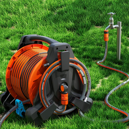 Hot Selling High Quality Garden Car Washing Equipment Portable Retractable Garden Water Hose Reel with Lead Hose Storage