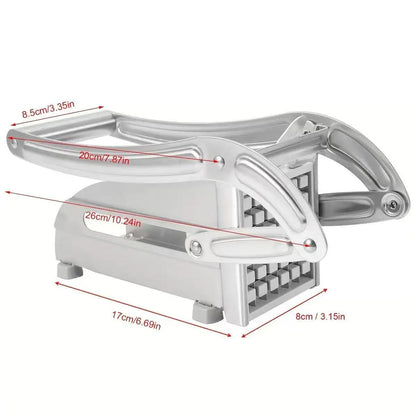 Eco-Friendly Stainless Steel Manual Potato Slicer Chipper Household Kitchenware for French Vegetables Fruit Vegetable Tools
