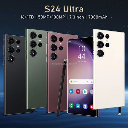 2024 Original Android S24 Ultra Smartphone 16+1TB Gaming Phone with 5G 3G & 4G CDMA & LTE Cellular