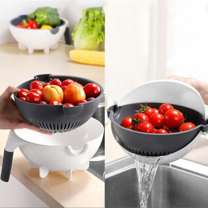 Top Seller Multifunctional Manual Vegetable Cutter Slicer 9 in 1 Vegetable Cutter Kitchen Accessories