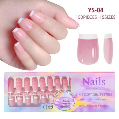 Nail Art Artificial 150 Pcs New Hot Selling Nail Art Products French Press on Nail Tips