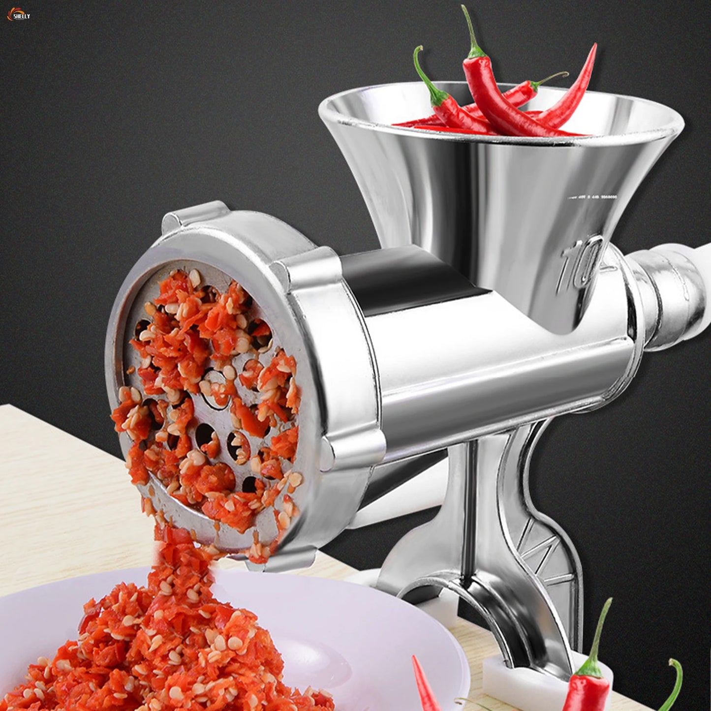 New Arrival Manual Meet Sausage Stuffer Household Meat Grinder Homemade Sausage Maker Multifunctional Chili Grinder Vegetable