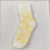 Heart Flanged Flat Women's Socks Rolled Edge Crew Cute Lovely Women's Sleeping Socks Fluffy Bed Sock for Women