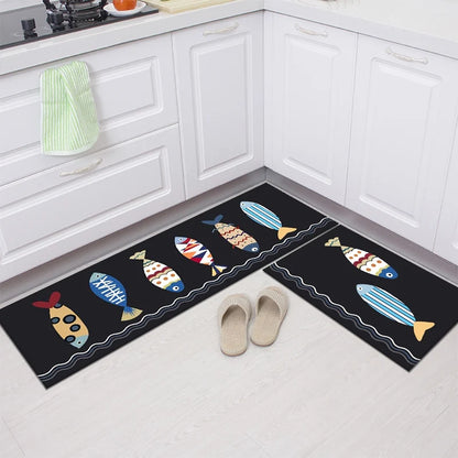 Quick Dry 2 Piece Set Anti Slip Diatomite Kitchen Carpet Washable Floor Mat Super Absorbent Stone Kitchen Mats