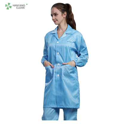 H-1104 Cleanroom Antistatic Garment Gown Esd Smock Uniform Working Clothes
