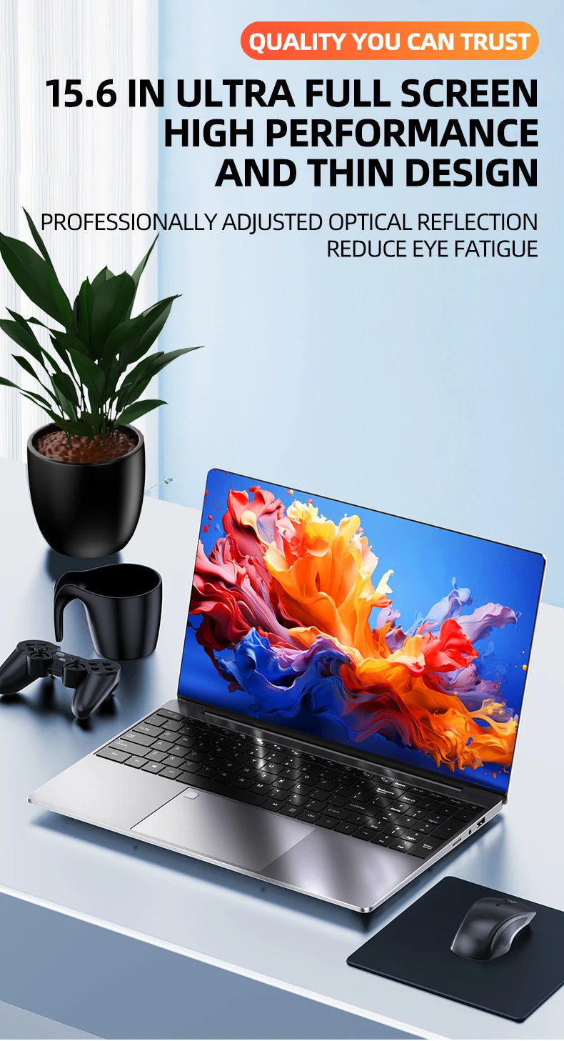 I7 Core 11th 12th Gen Laptop Computer 16GB RAM 11 10th Generation 1TB SSD 8GB 15.6 Inch Intel Notebook Laptop I7