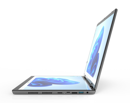 2025 Business New Laptop HL140D Dual Touch Control 14+14Inch 32GB RAM 1024GB ROM Quad-Core Four-Thread High Quality PC Computer