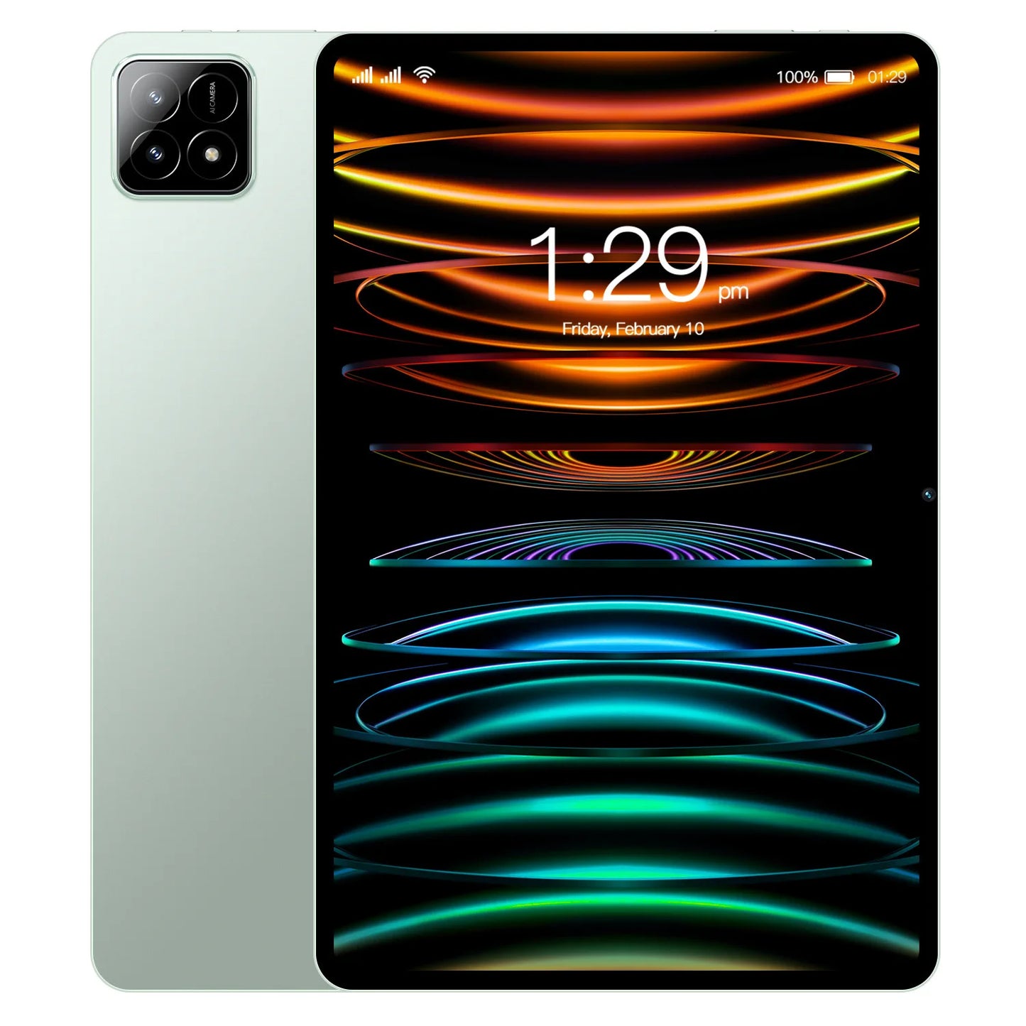 Tablet de 10,1 polegadas com Android 14, alta configuração, grande memória (22 GB + 2 TB), compatível com cartão SIM e GPS. Ideal para trabalho, jogos e brincadeiras. Possui conectividade 5G. Perfeito para PC.