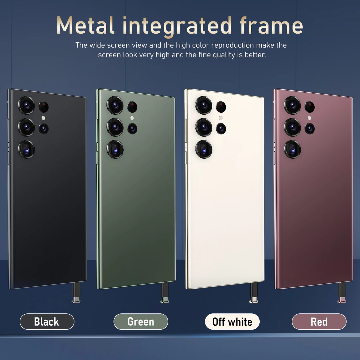 Hot Selling Unlocked 7.3-Inch for Gal Axy S24 Ultra 4G Smartphone 512G Android Phone with 108MP Rear Camera CDMA and LTE Cellula