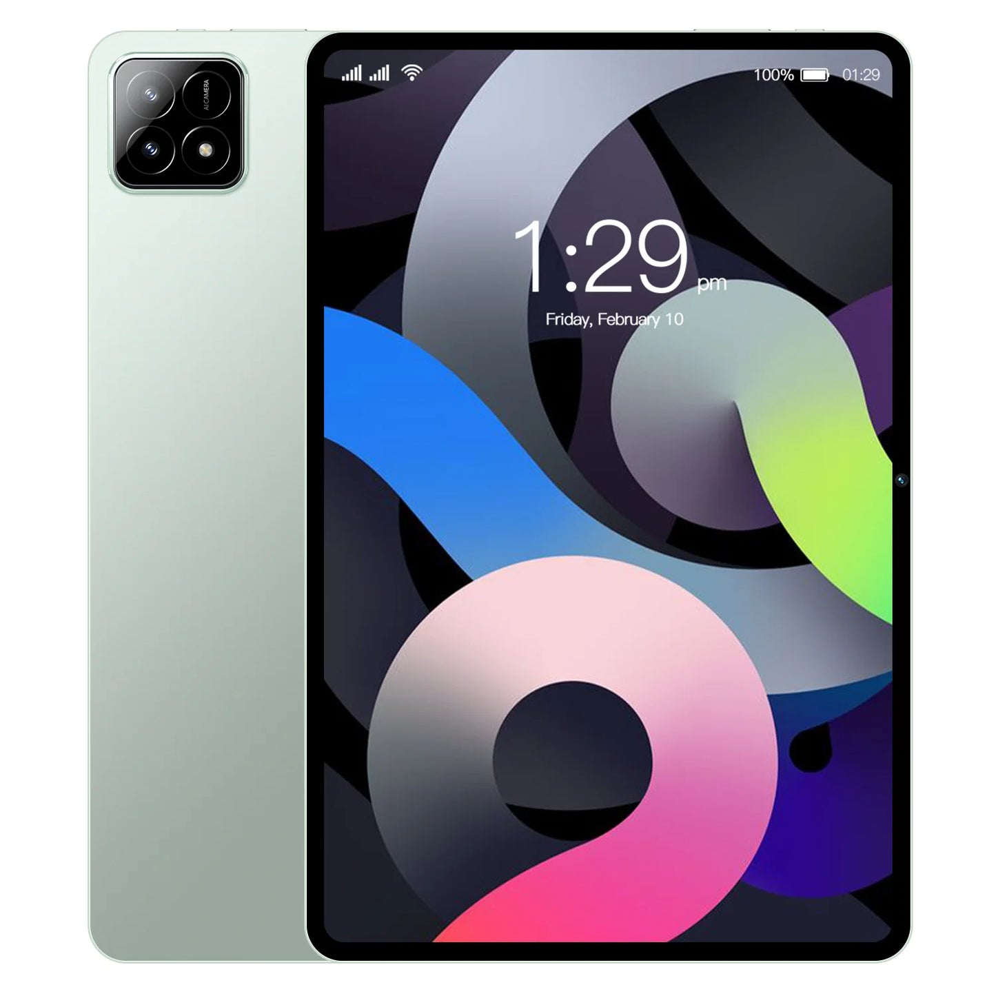 Tablet de alta configuração com ecrã IPS de 10,1 polegadas, preço de venda por grosso OEM, Android 14, processador de dez núcleos, 12 GB de RAM e 512 GB de ROM.