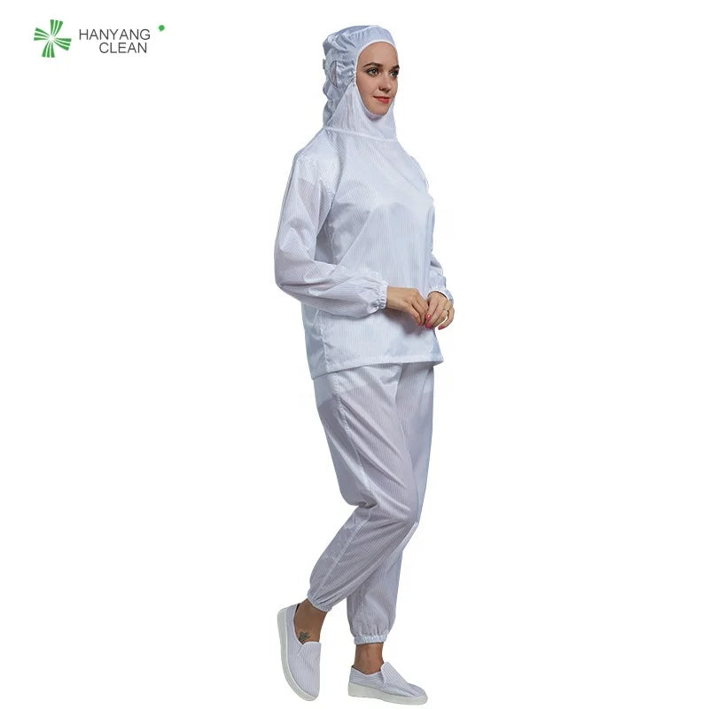 H-1122 Autoclavable Clean Room Reusable Washable Clothing Esd Anti Static Coverall