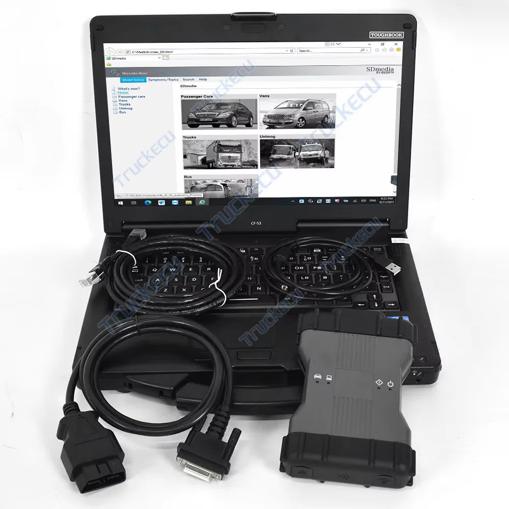Toughbook CF53 for benz Car Truck Auto Diagnostic Tool Xentry C6 for benz Star Obd2 Diagnostic Tool Powerful Than Mb Star C4 C5