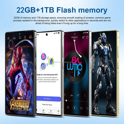 Real High Quality 2025 Best Selling S25 Ultra 22GB+1TB 5G Android 15 Unlock 108MP Long Standby Big Battery Gaming Mobile PhoneS