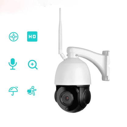 36X Zoom Wifi Camera 5MP Outdoor High-Speed Dome Security Wireless P2P IP CCTV PTZ Camera Waterproof