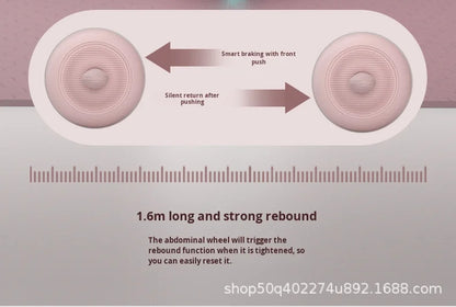 Automatic Intelligent Abdominal Muscle Roller Machine Home Fitness Exercise Equipment Rebound Abdominal Wheel for Male Plastic