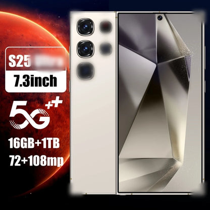 Hot Selling RTS S25 Original 16gb+1tb 72MP+108MP Face Unlock Full Display Android 14 Cell Phone Smart Mobile Phone 7.3inch