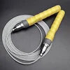 Custom Logo Jump Rope for Exercise Fitness High-Speed Self-Locking Skipping Smart Training Adjustable Sweat Handle Weighted Wire
