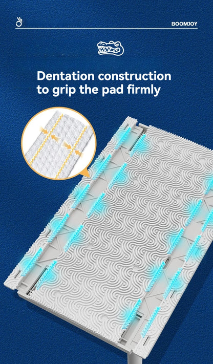 Sweeper Disposable Wipe Mops Floor Cleaning Duster Mop Dry and Wet Flat Mop Cleaner with Cloth Fixing Clip