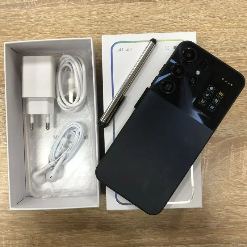 Smartphone Android 15 S25 Ultra de alta qualidade, ecrã de 7,3 polegadas, 22 GB + 1 TB, 5G, desbloqueado, dual SIM, câmara traseira de 108 MP, grande sucesso de vendas, venda por grosso global.