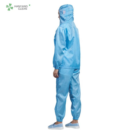H-1122 Autoclavable Clean Room Reusable Washable Clothing Esd Anti Static Coverall