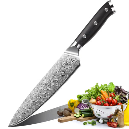 Custom Japanese Chef's Knife Stainless Steel Sashimi Slicing Slicer Multi-Purpose Kitchen Knives